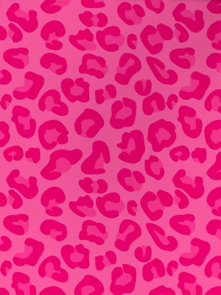 9 Hot Pink Background Ideas for Phones and Walls 3 Hot pink leopard print pattern with various shades of pink spots on a light pink background.