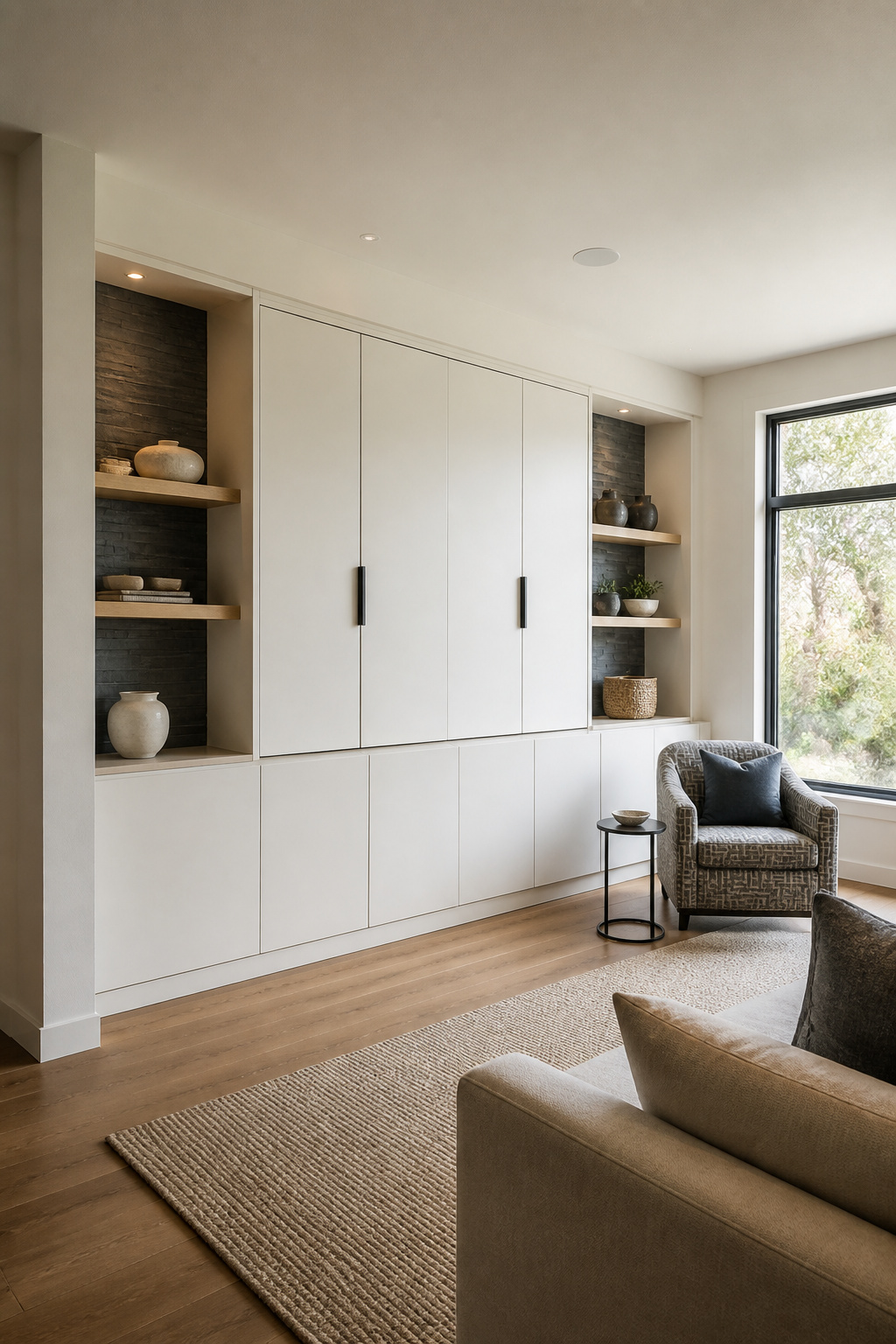 10 Ways to Hide a TV in Any Room, Plus What Actually Works 5 Built-in cabinetry designed to conceal a TV.