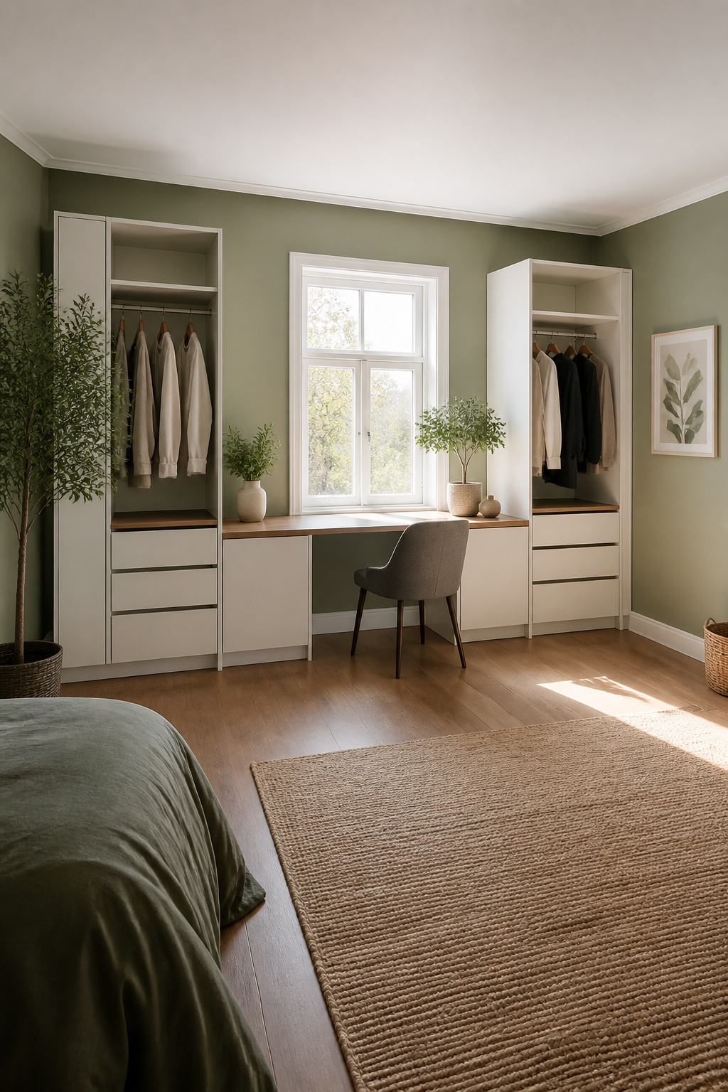 10 IKEA Hacks by Product Line: BILLY to MALM (2026) 3 PAX wardrobe system with adjustable shelves for clothing storage.