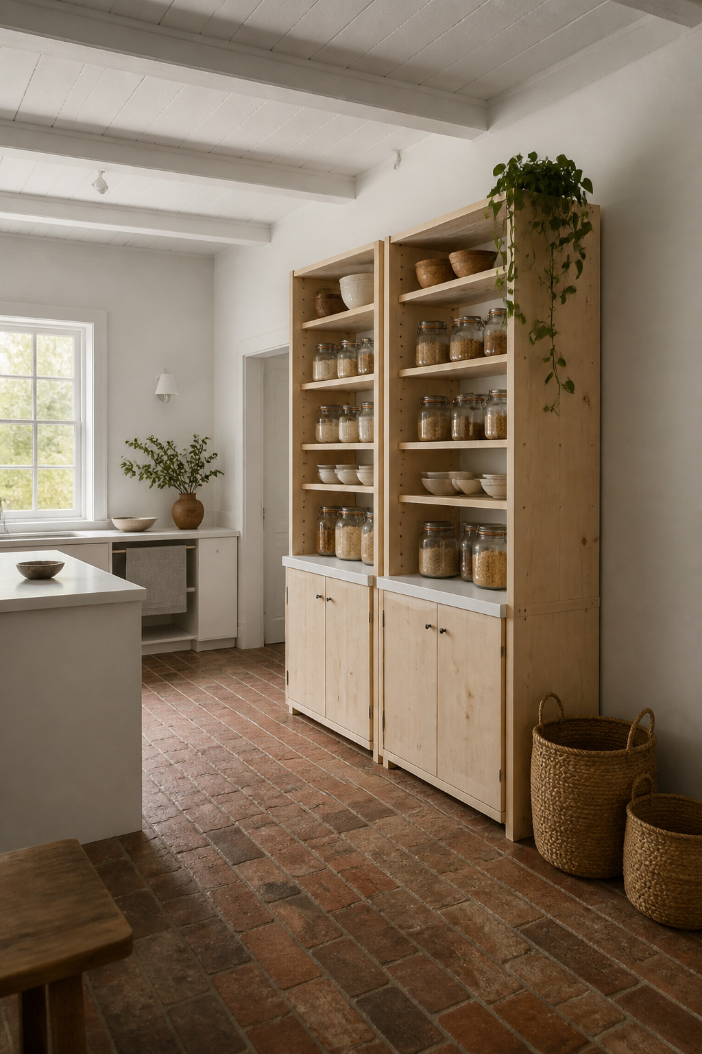 10 IKEA Hacks by Product Line: BILLY to MALM (2026) 7 IVAR cabinet units used for pantry storage with wooden doors.