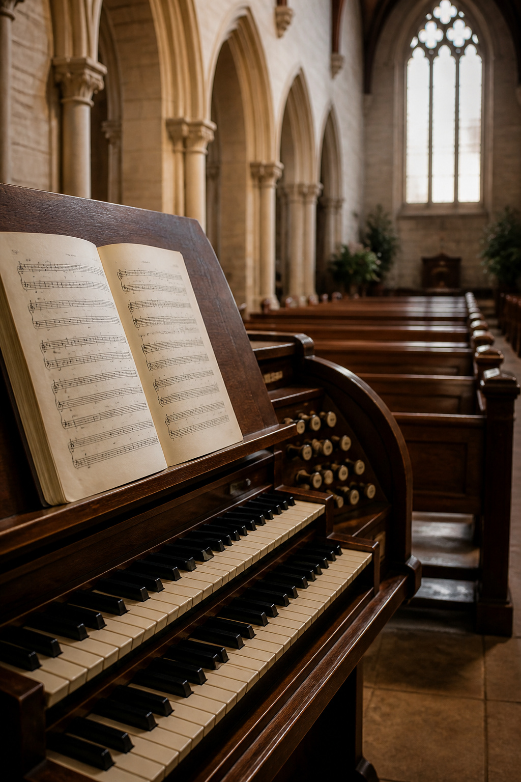 A photograph for an article about personal experiences with the Bridal Chorus.