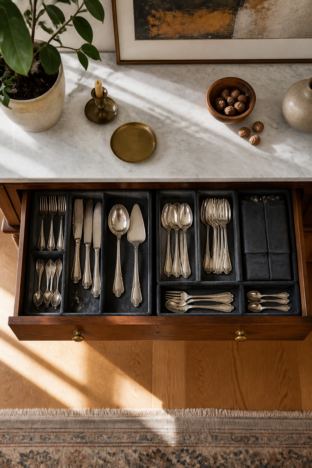 How to Clean Silverware Easily: 4 Methods That Work in 2026 9 Image illustrating how to store silverware correctly to prevent tarnish.