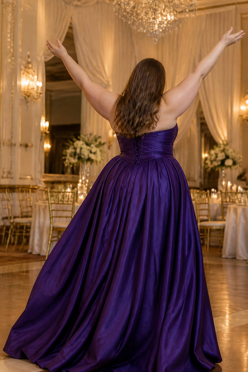 Plus Size Prom Dresses: 23 Silhouettes, Necklines & Details 16 A strapless plus-size prom dress with structured boning.