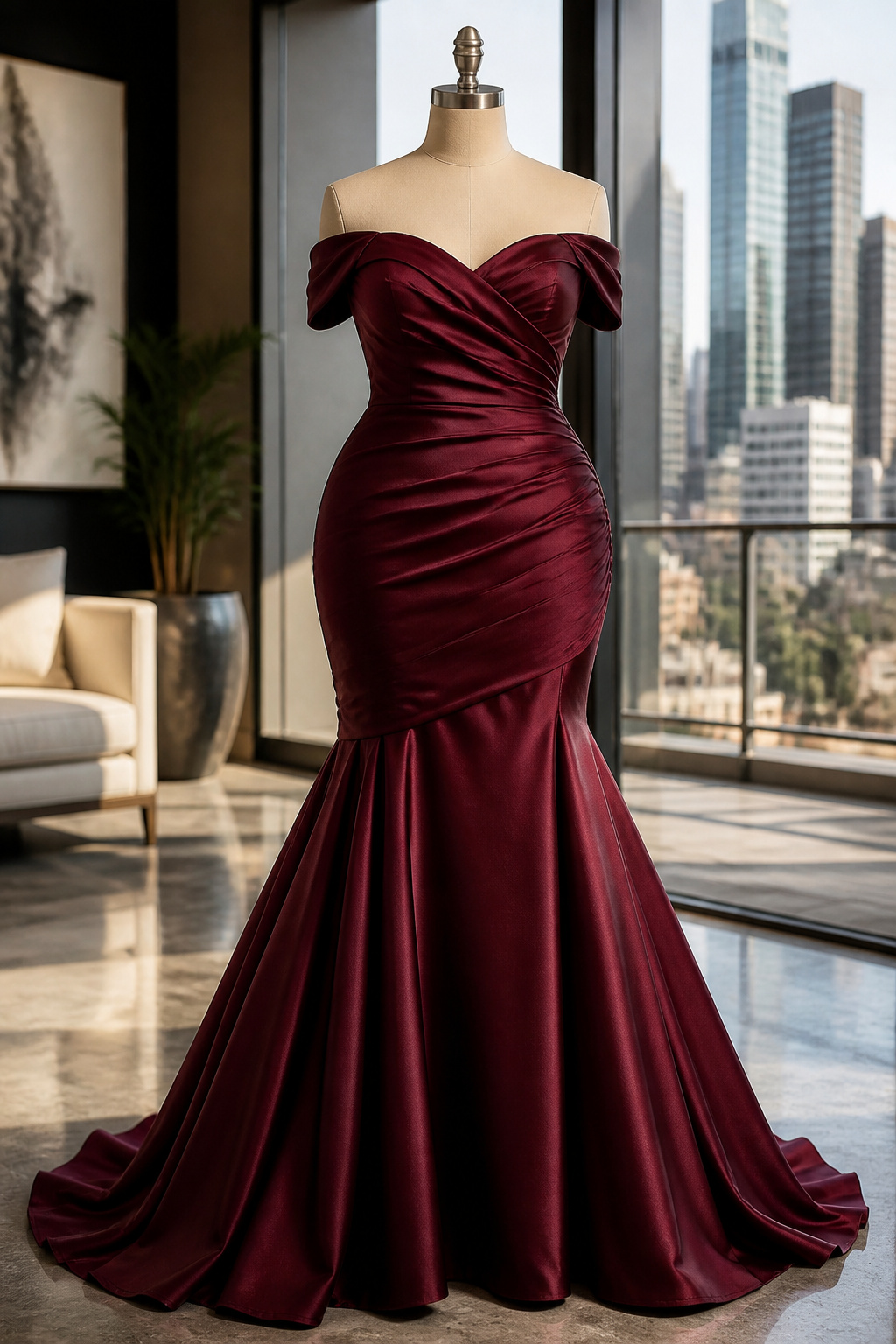 Plus Size Prom Dresses: 23 Silhouettes, Necklines & Details 3 A fitted mermaid dress that flares at or below the knee.