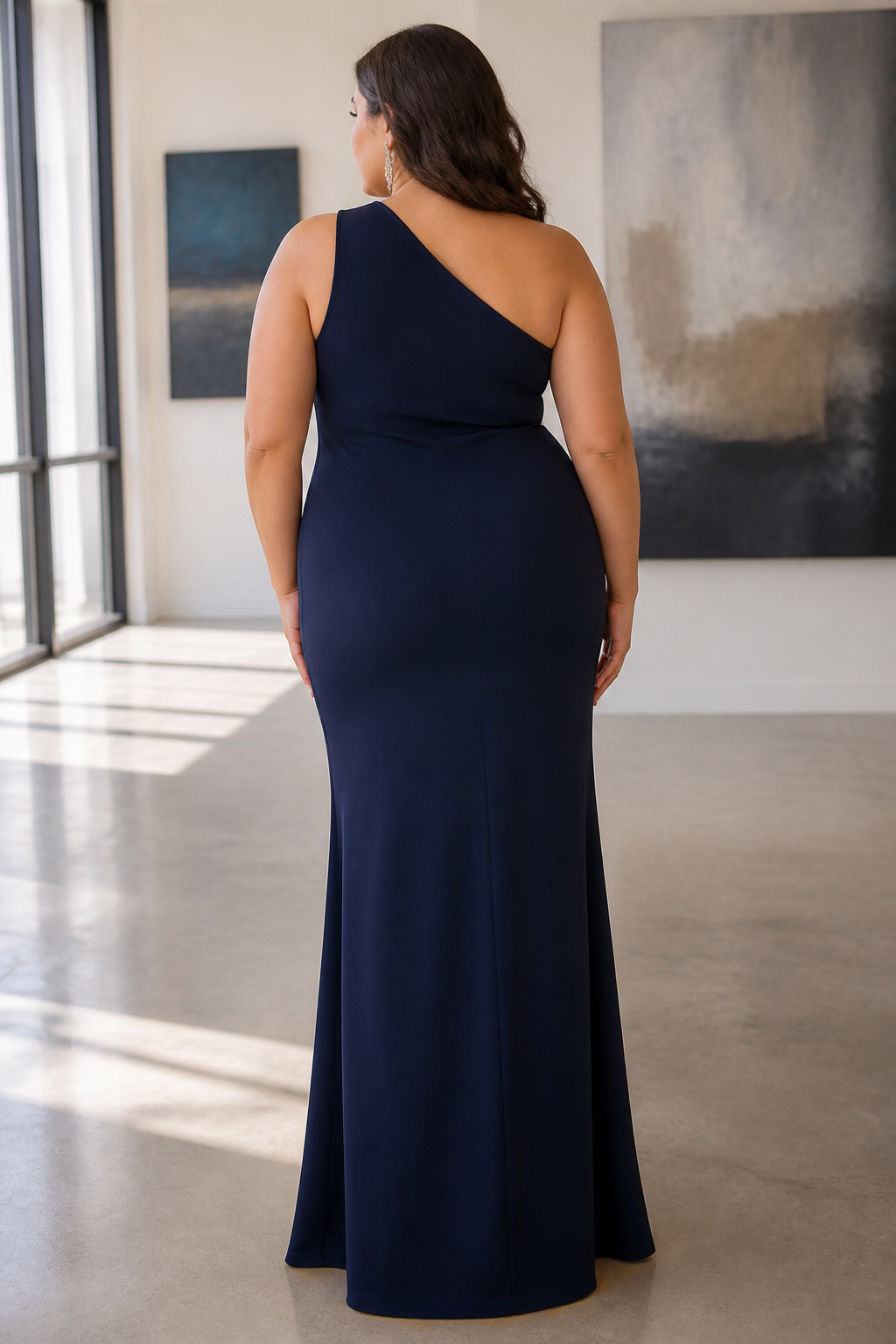 Plus Size Prom Dresses: 23 Silhouettes, Necklines & Details 4 A sheath dress that flows straight from shoulder to hem.