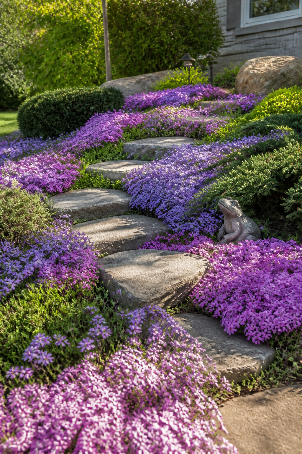 26 Landscaping Ideas for Your Yard, Garden and Patio in 2026 25 A slope covered with blooming creeping phlox.