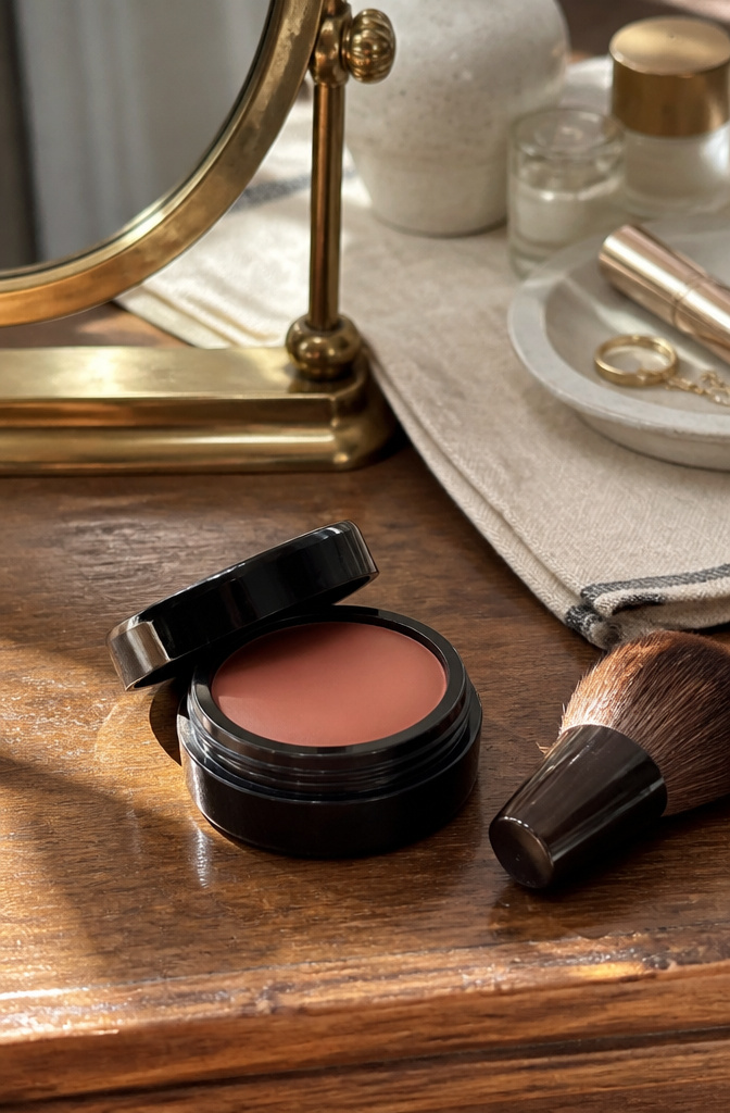 Brown Blush Makeup: 20 Best Picks for 2026 16 Bobbi Brown Pot Rouge Velvet Matte Blush in a wooden vanity.