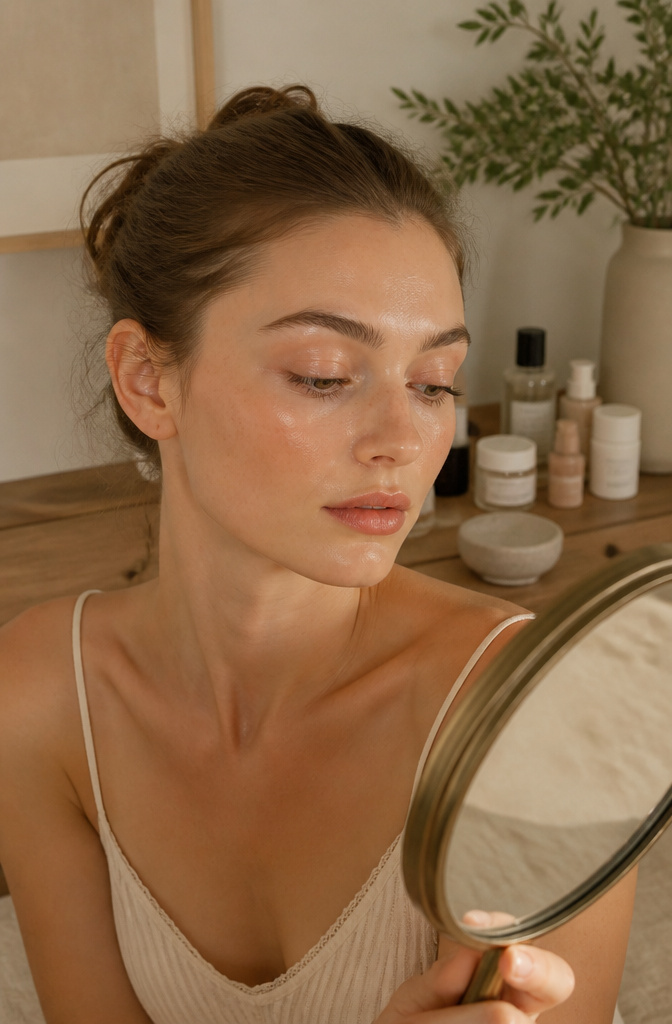 Makeup Trends 2026: The Looks Taking Over This Year 3 A model with wispy ghost lashes applied.
