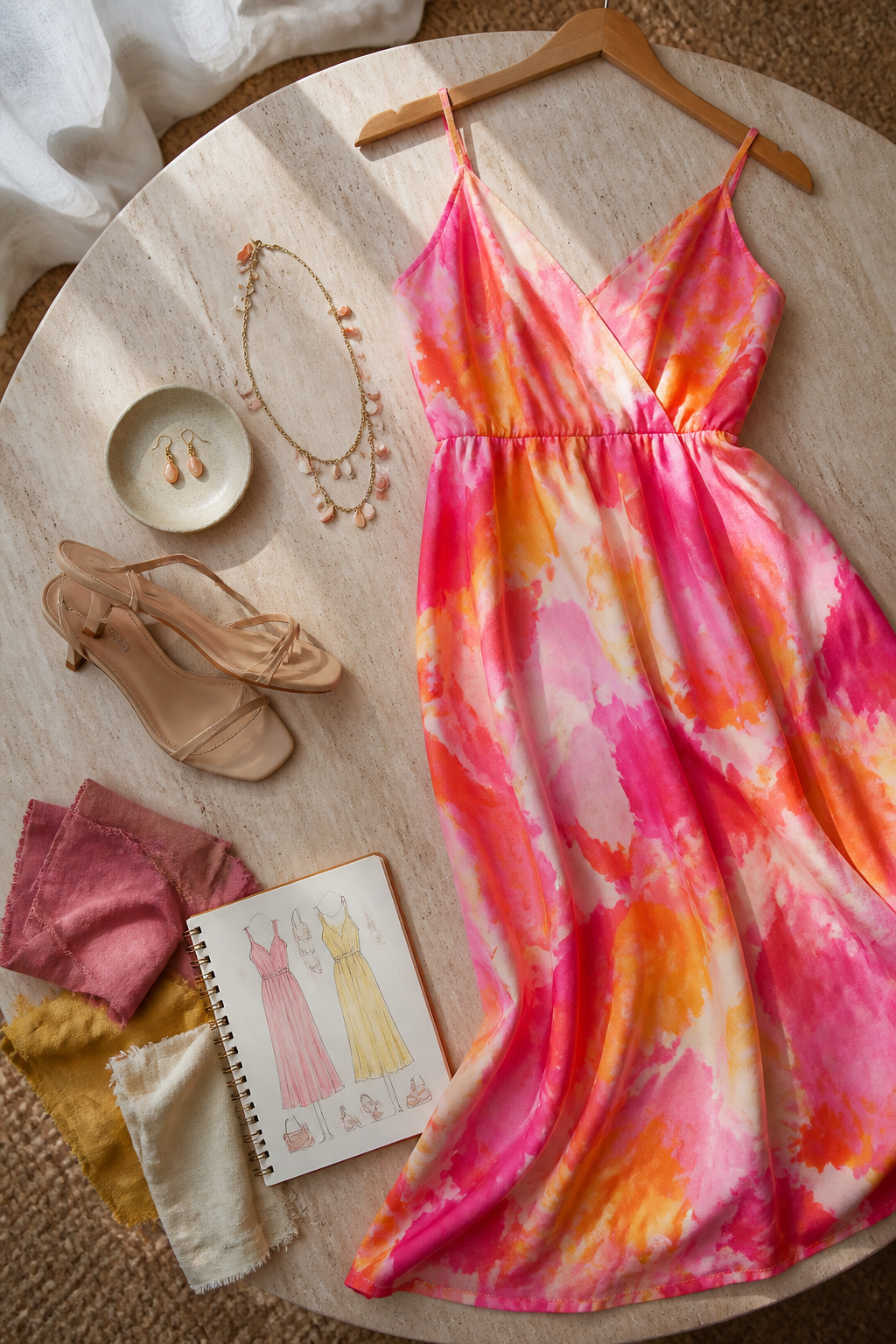 A visual guide to styling summer dresses with accessories.