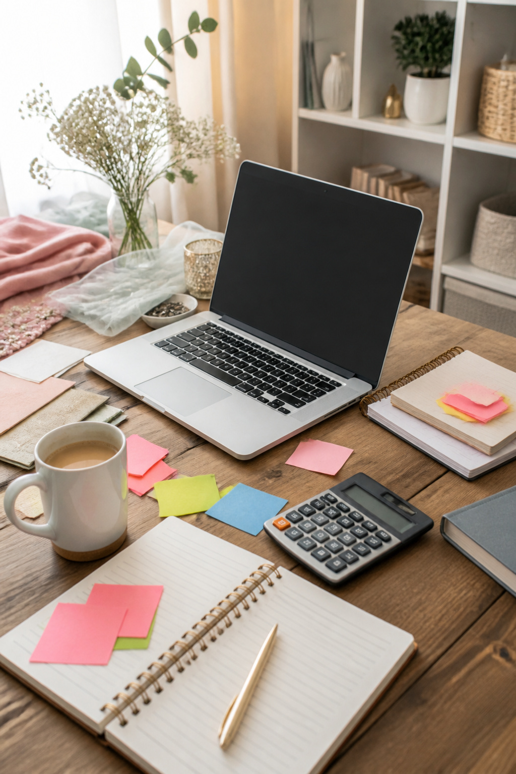How to Plan a Budget Wedding in 2026: 10 Steps That Actually Work 10 A wedding planning workspace with notepads and vendor contracts.