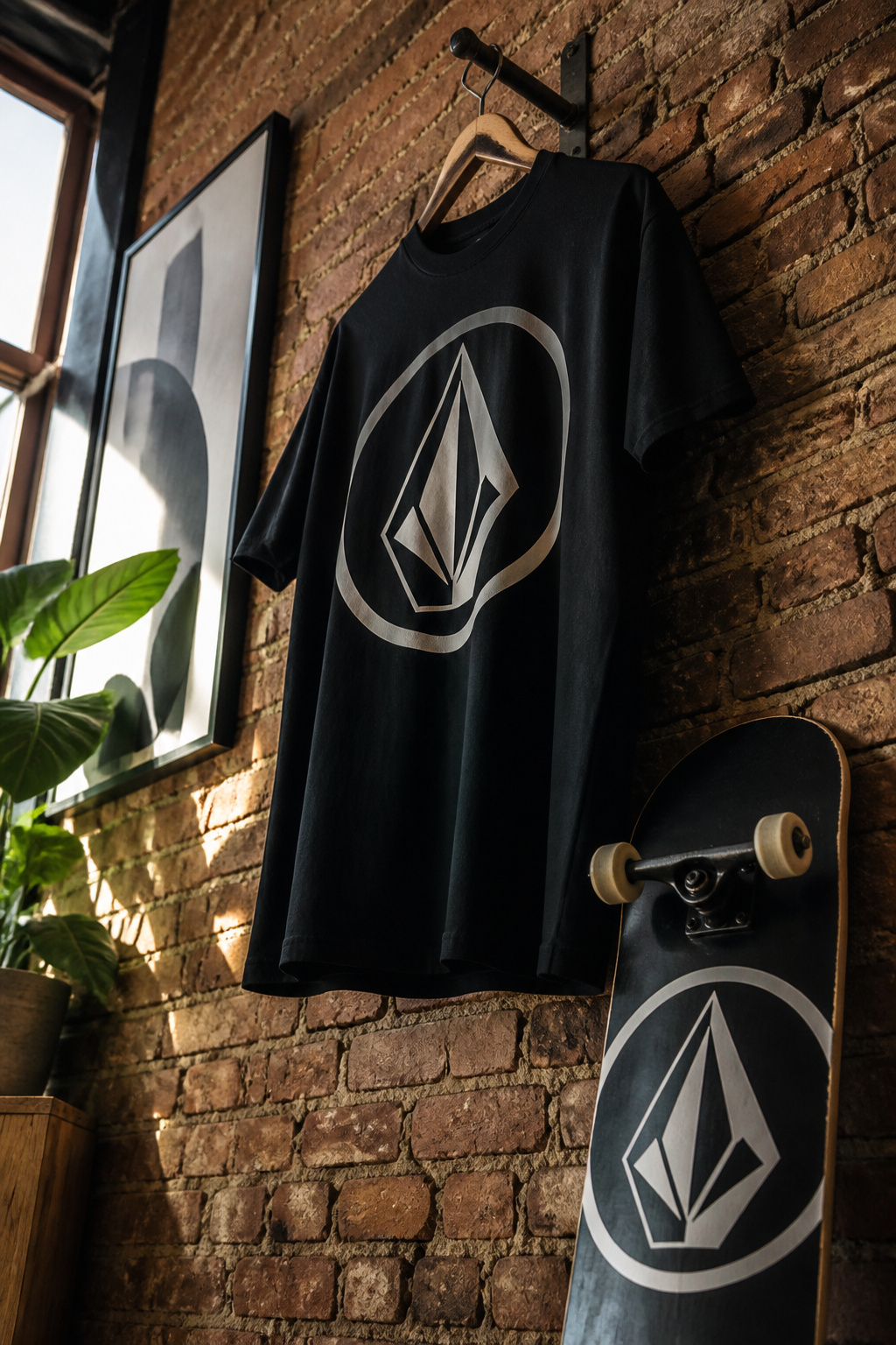 Graphic Tees: 6 Styles Worth Wearing in 2026 5 A graphic tee displaying a large brand logo prominently on the front.