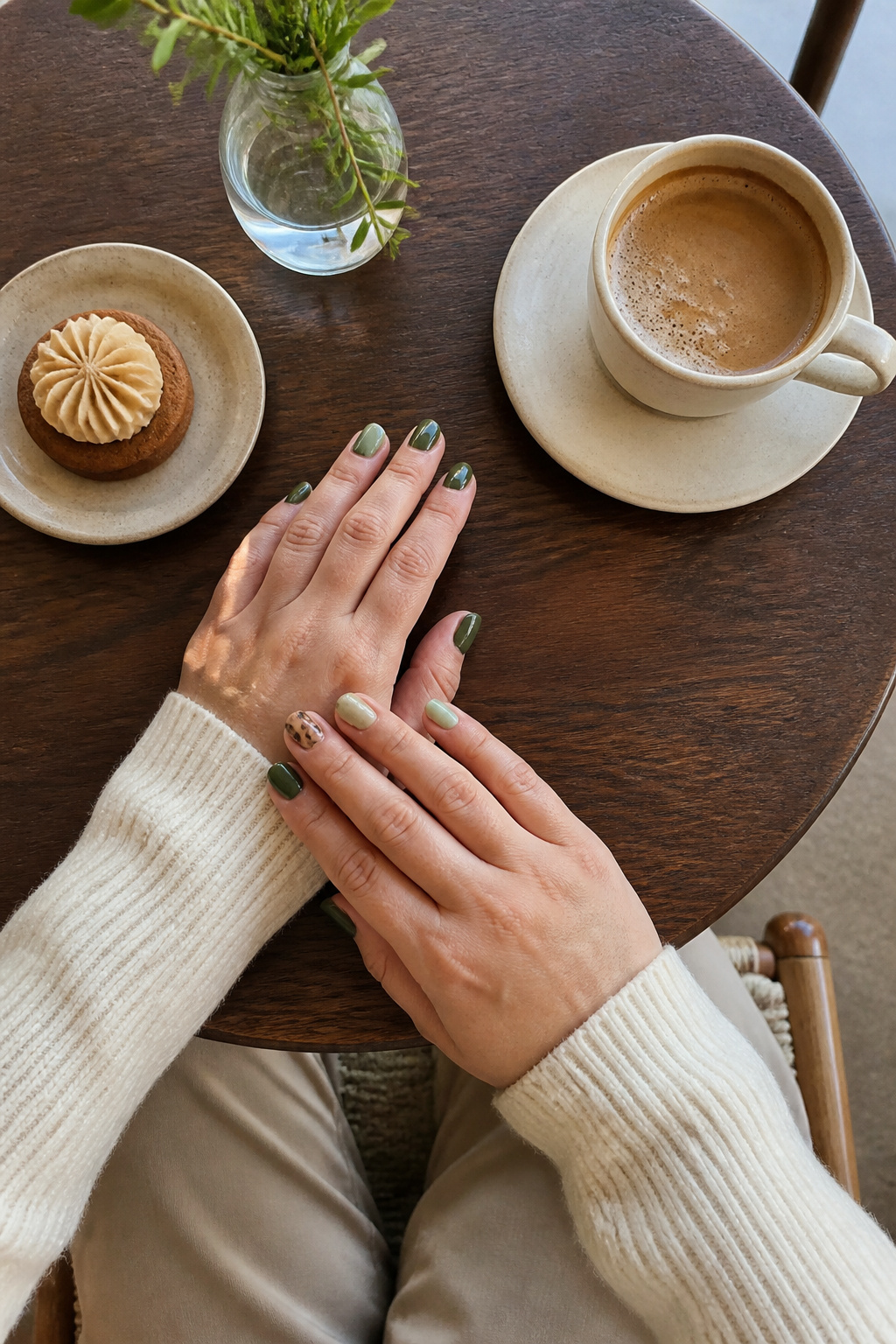 25 Short Nail Ideas for 2026: Designs You Can Actually Try 5 Short nails with different designs and colors in a coordinated palette.
