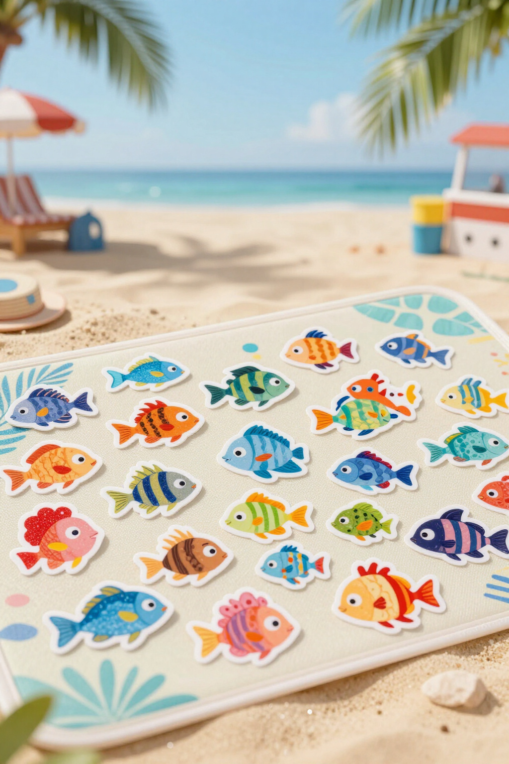 Assorted stickers and temporary tattoos for fun during the cruise.