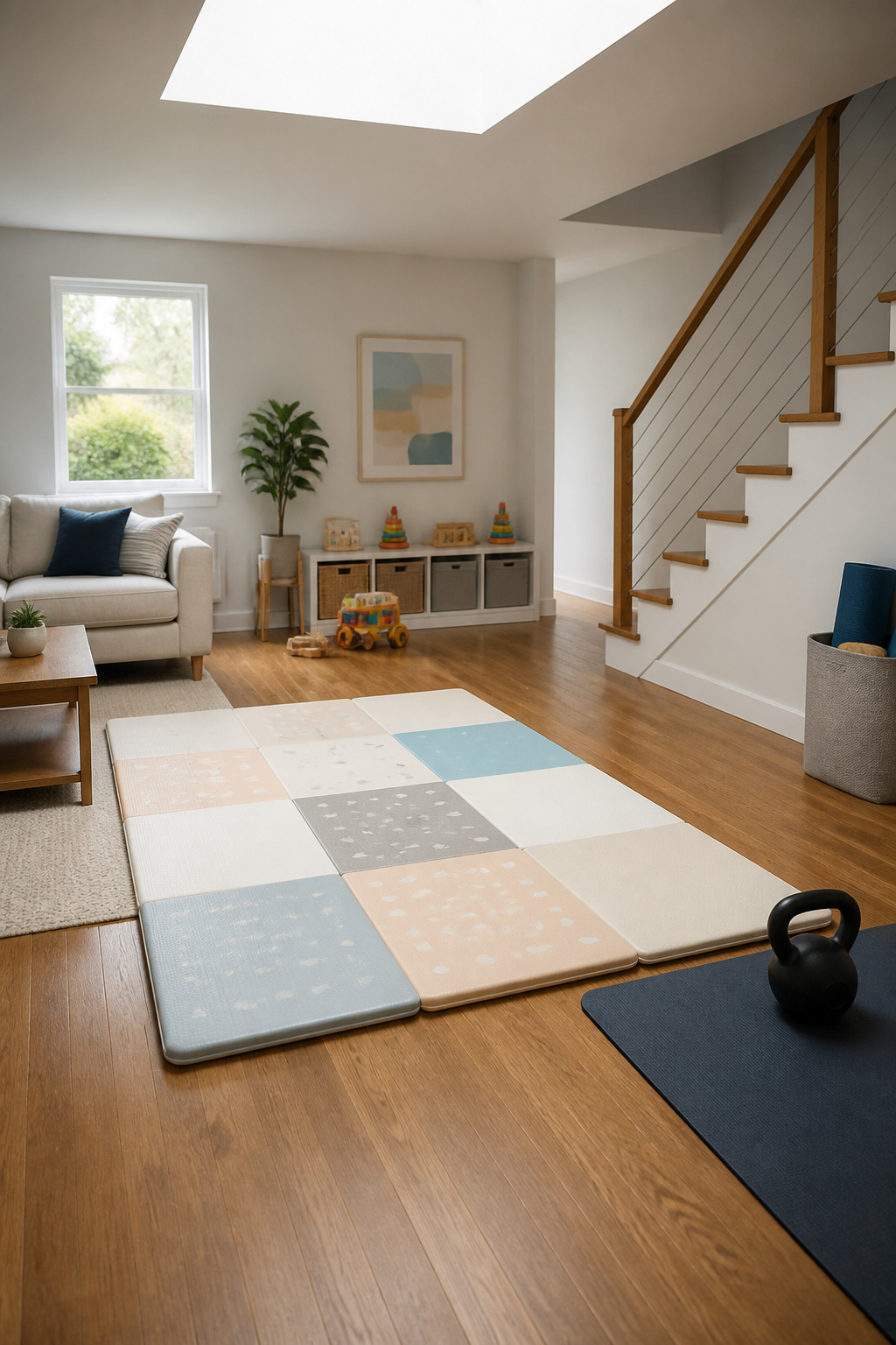 4 Playroom Mats That Work Past the Baby Stage (2026) 7 Foam mat designed for versatile use in a playroom.