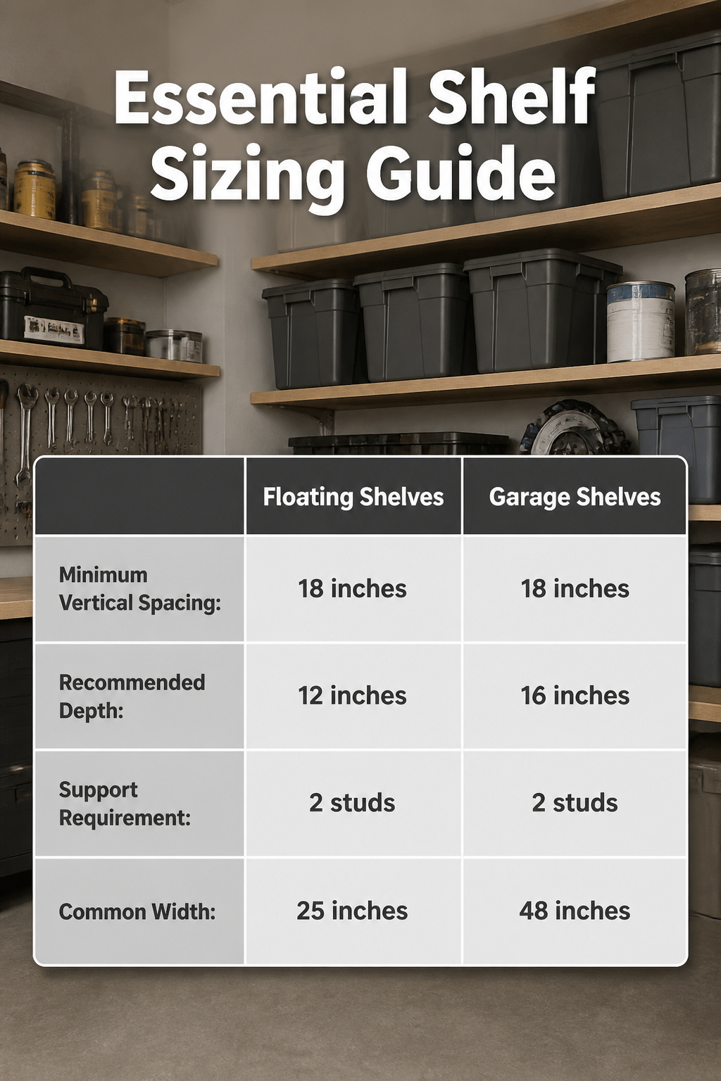 A tape measure and calculations for determining shelf size.