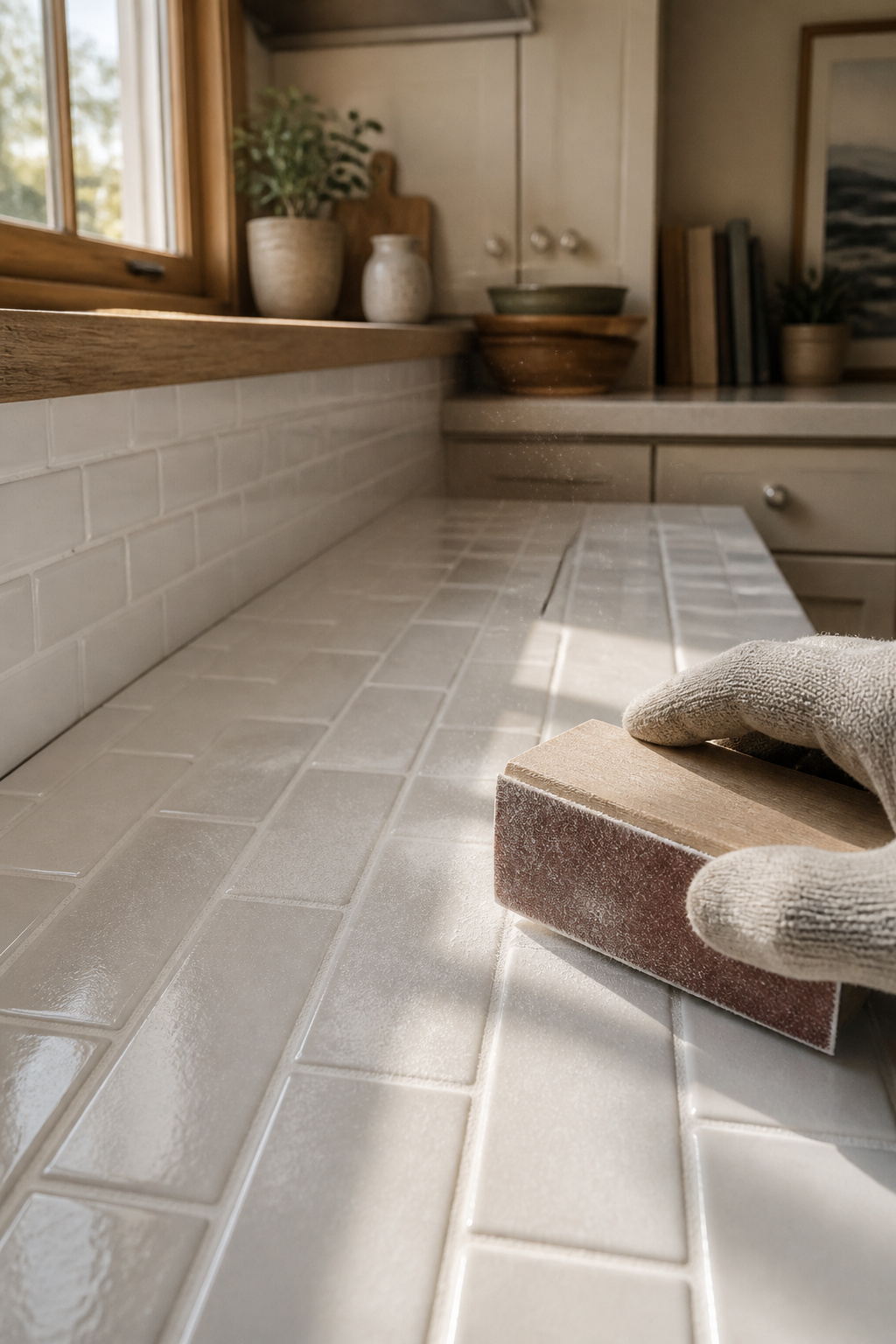 Sand the Tiles
