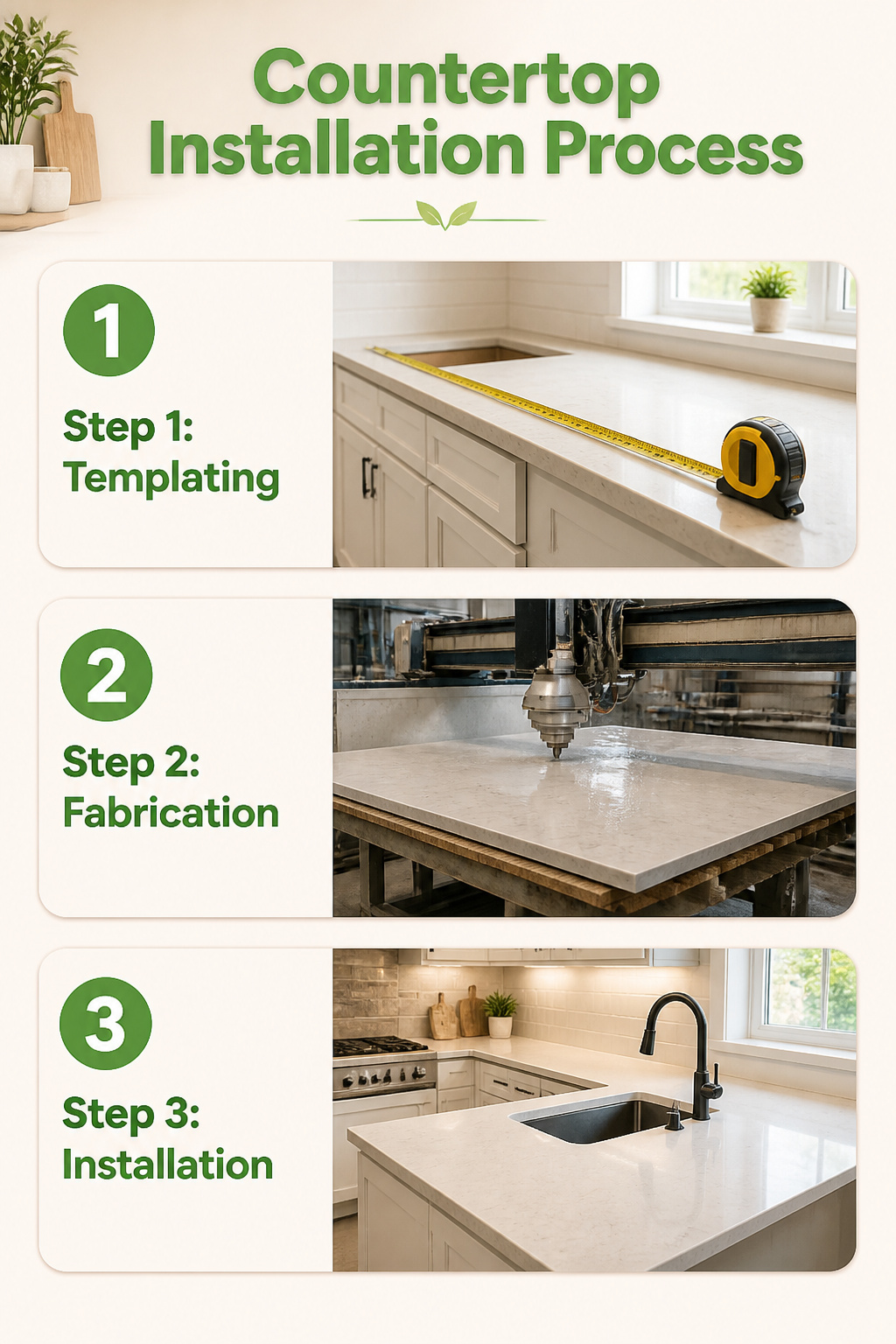 An image illustrating the countertop installation process.