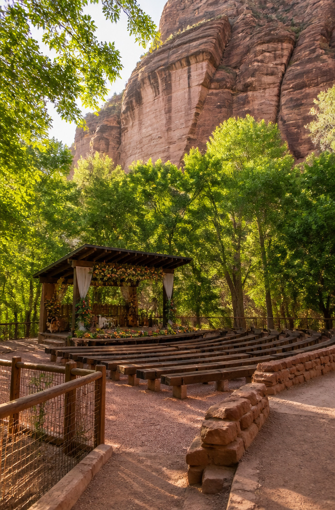 Colorado Forest Wedding Venues: 14 Meaningful Places 9 Meadow between sandstone cliffs and cottonwood trees.