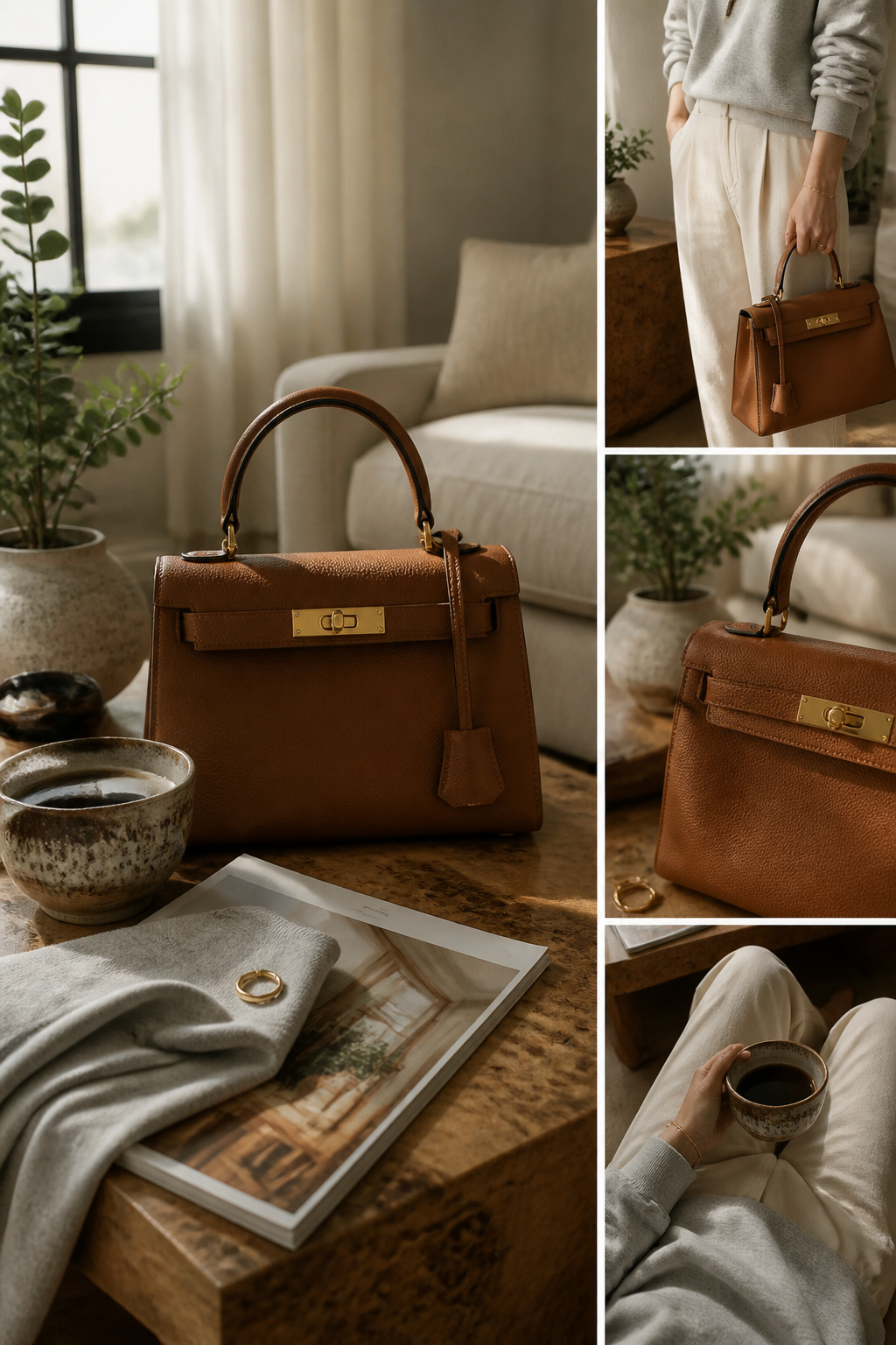 A collection of accessories to enhance casual outfits.