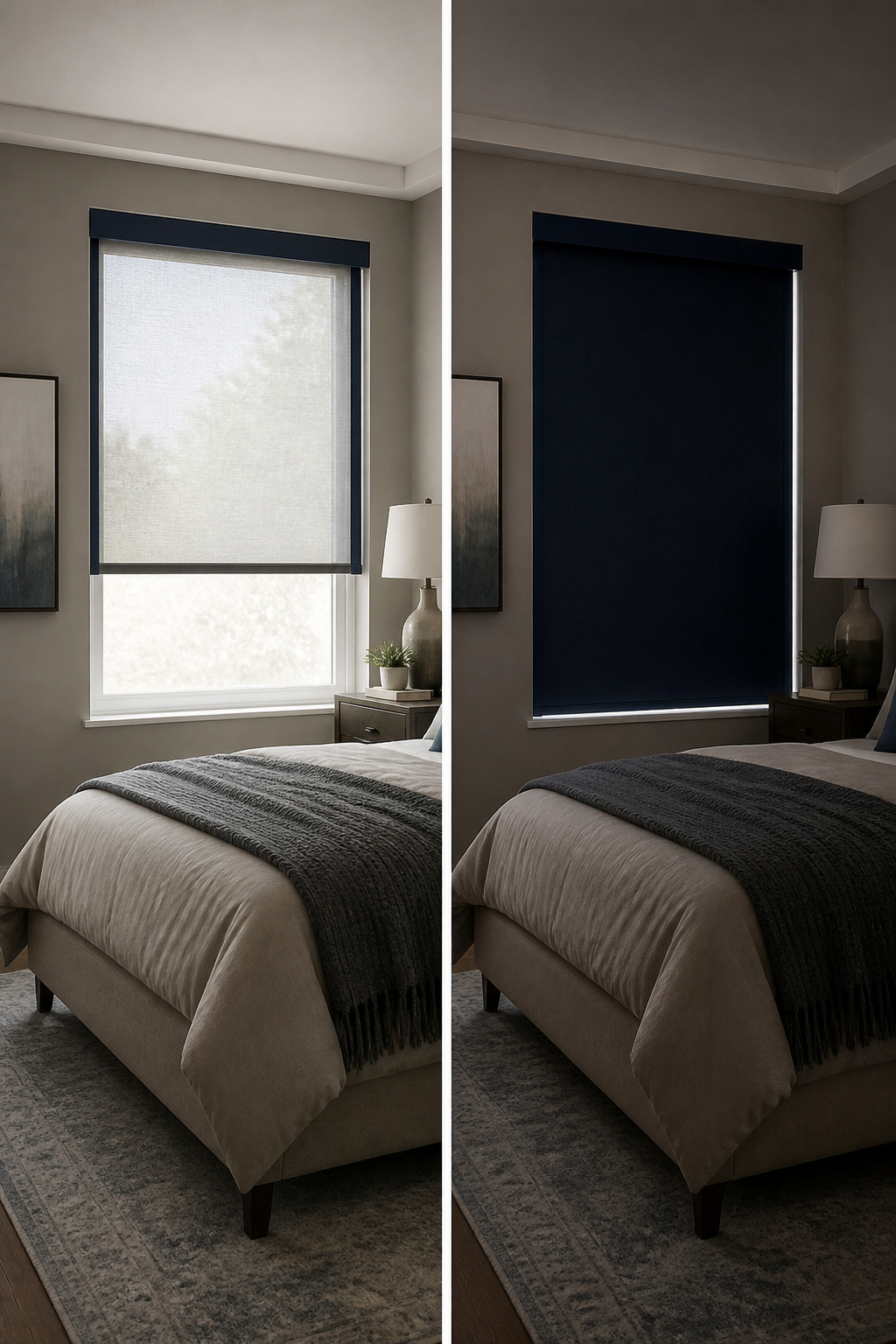 Fabric Window Shades: What to Know Before Buying for 2026 5 Blackout shades designed to provide total darkness in a room.