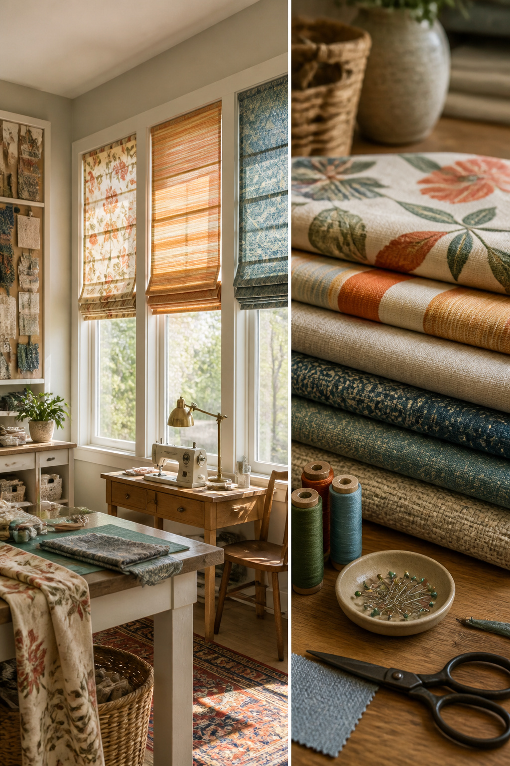 Fabric Window Shades: What to Know Before Buying for 2026 6 Custom fabric window shades being prepared for installation.