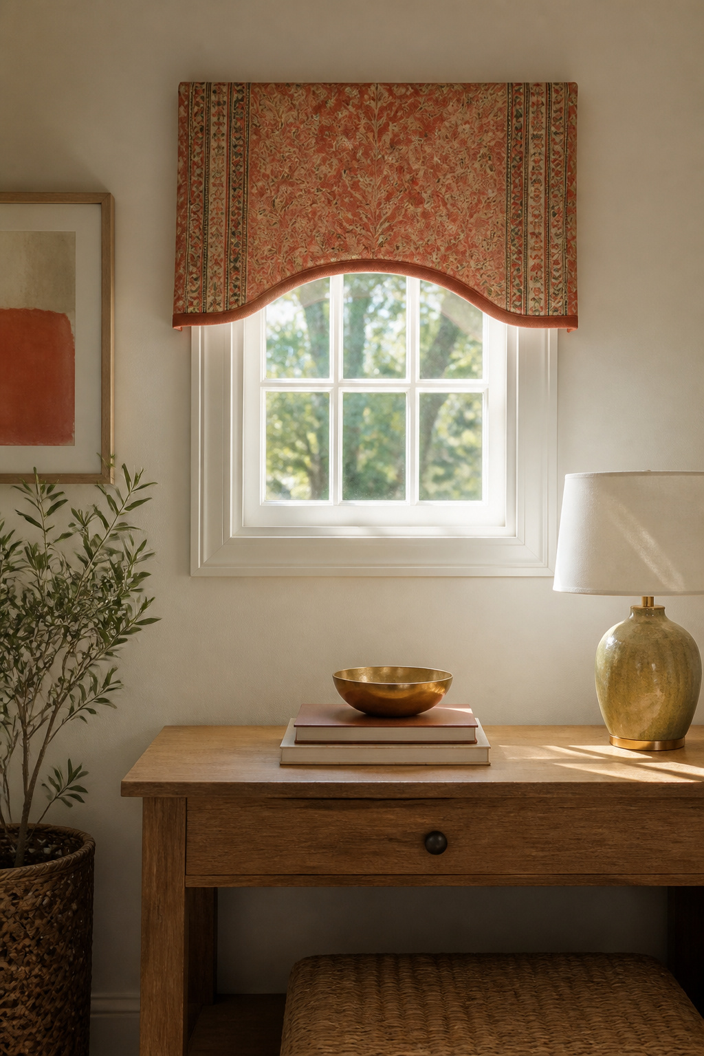 10 Small Window Ideas for 2026: Shades, Shutters & Curtains 10 Small window topped with a stylish valance.