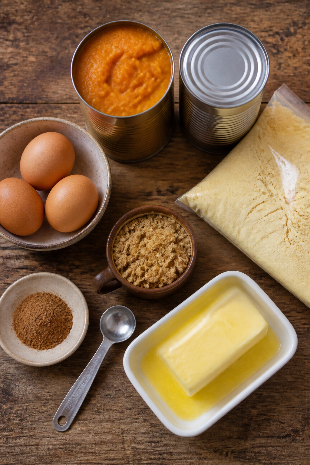 Pumpkin Dump Cake Recipe with Cake Mix 1 Ingredients for pumpkin dump cake displayed in a list format.