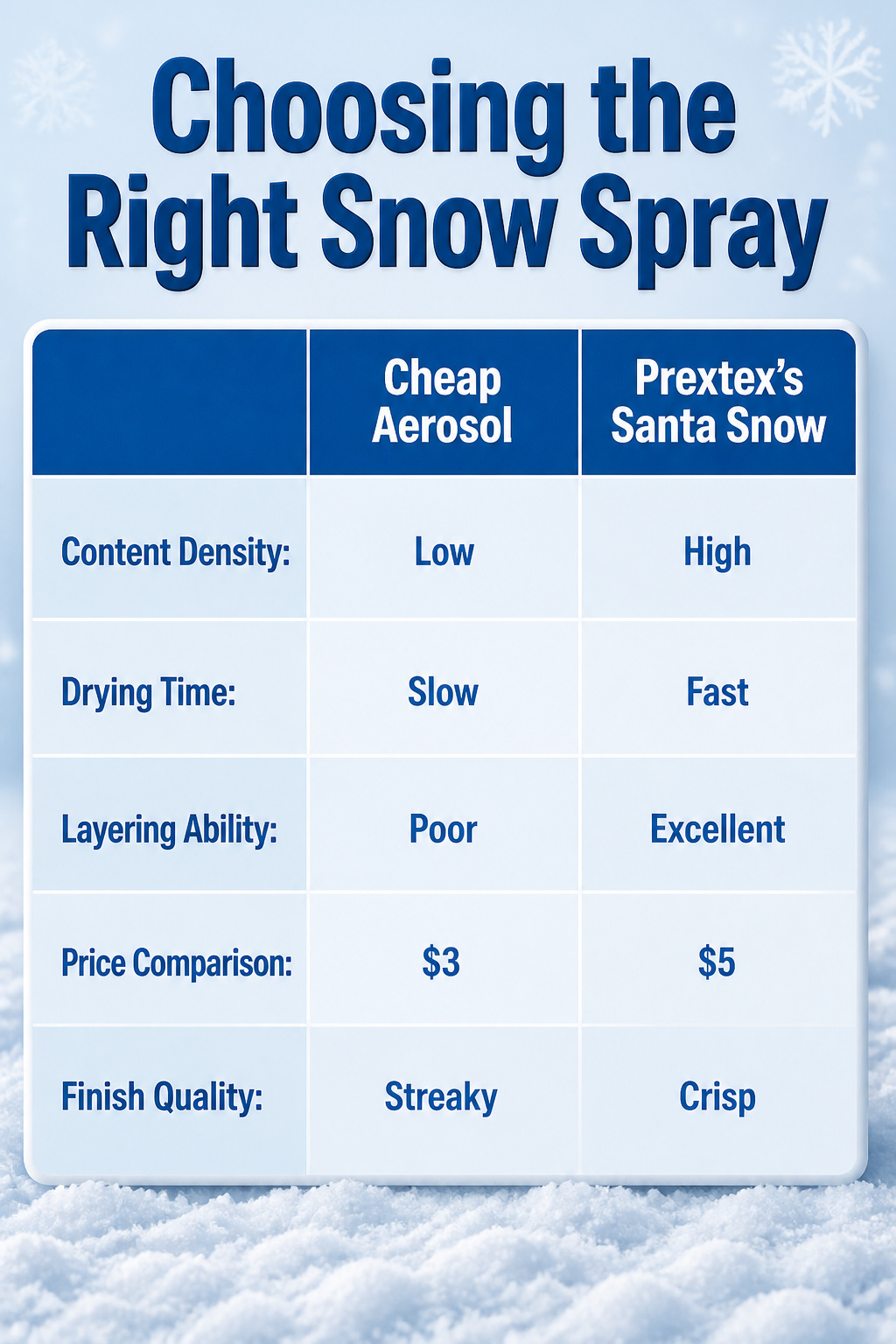 How to Use Snow Spray on Windows: 9 Steps for Decorating Glass in 2026 3 Different snow spray cans, highlighting a recommended brand.