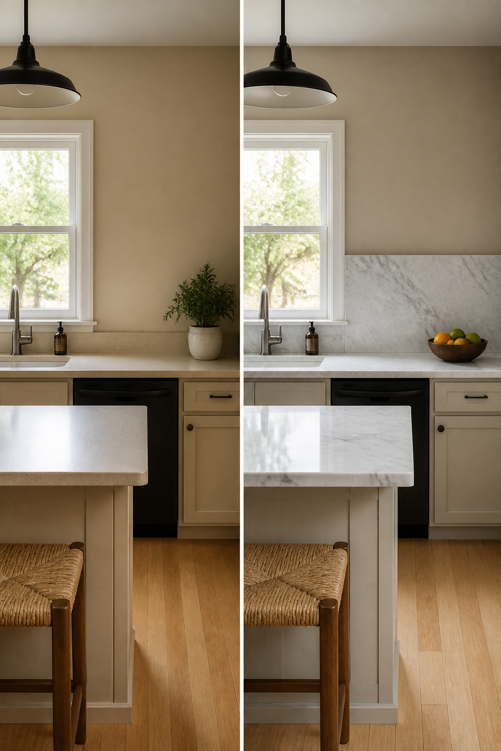 10 Kitchen Remodel Ideas for 2026: Bold Upgrades That Actually Fit 7 Engineered stone countertop overlay installed in a kitchen.
