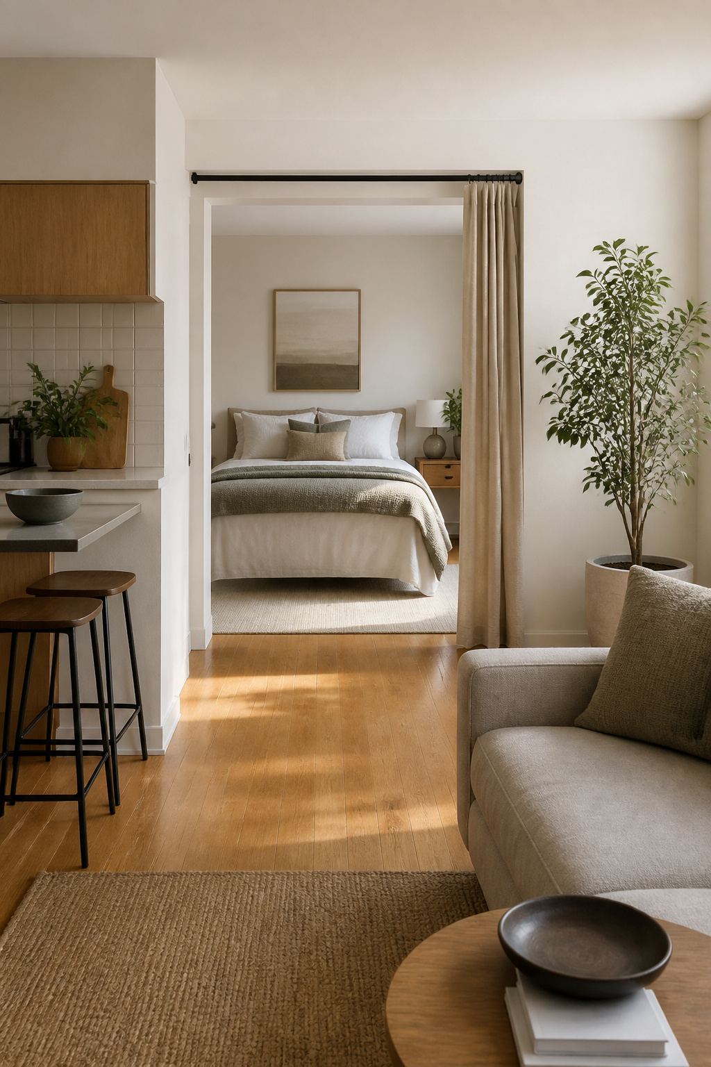 40 Small Bedroom Ideas to Make Every Square Foot Count in 2026 25 Doorless entry into a small bedroom enhancing openness.