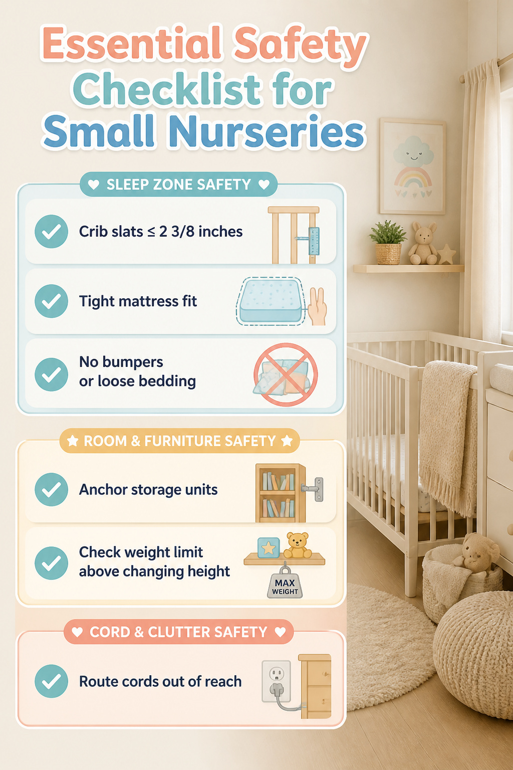 An essential safety checklist for small nurseries.