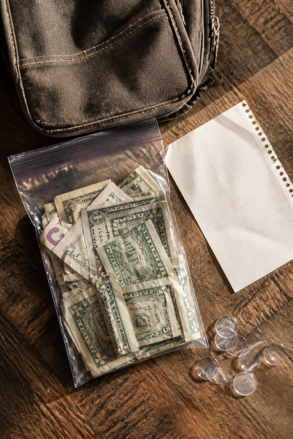72 Hour Kit: What to Pack for Three Days of Self-Reliance 10 A zip-lock bag containing small bills for emergencies.