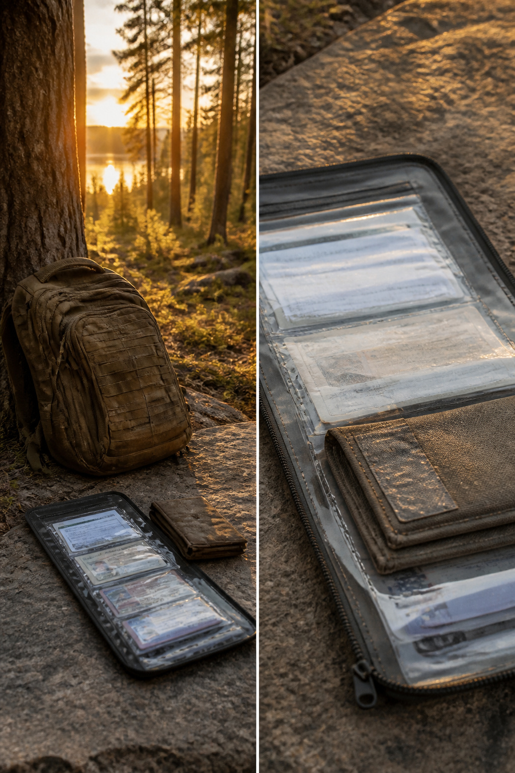 Bug Out Bag Essentials: What to Pack for Emergencies in 2026 13 A backup wallet with documents inside a bug out bag.