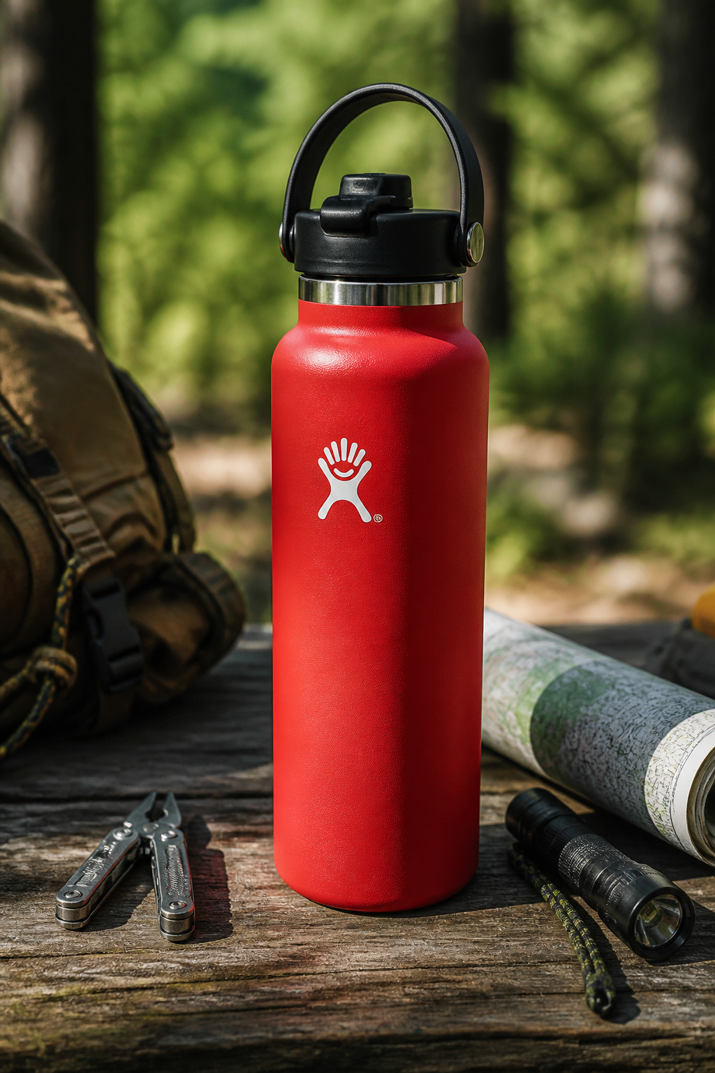10 Safest Water Bottles for 2026: Materials, Brands & What to Avoid 1 A Hydro Flask Wide Mouth water bottle with a wide mouth opening.