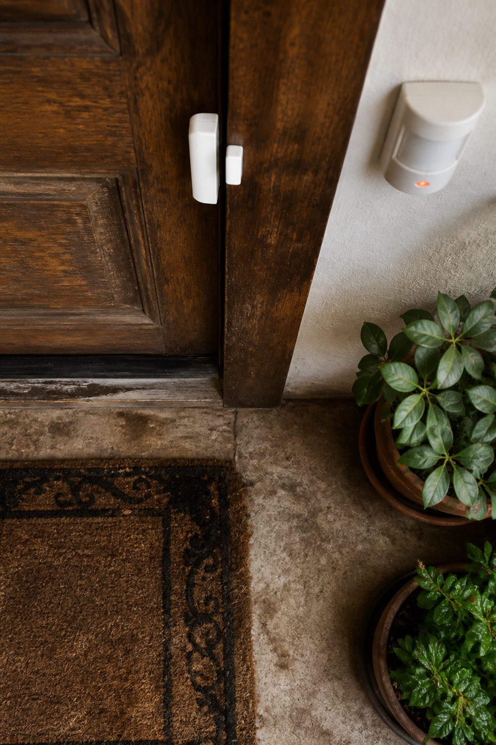Southern Home Security System: 6 Core Setup Ideas for 2026 6 Door and window sensors are shown as part of a security system.