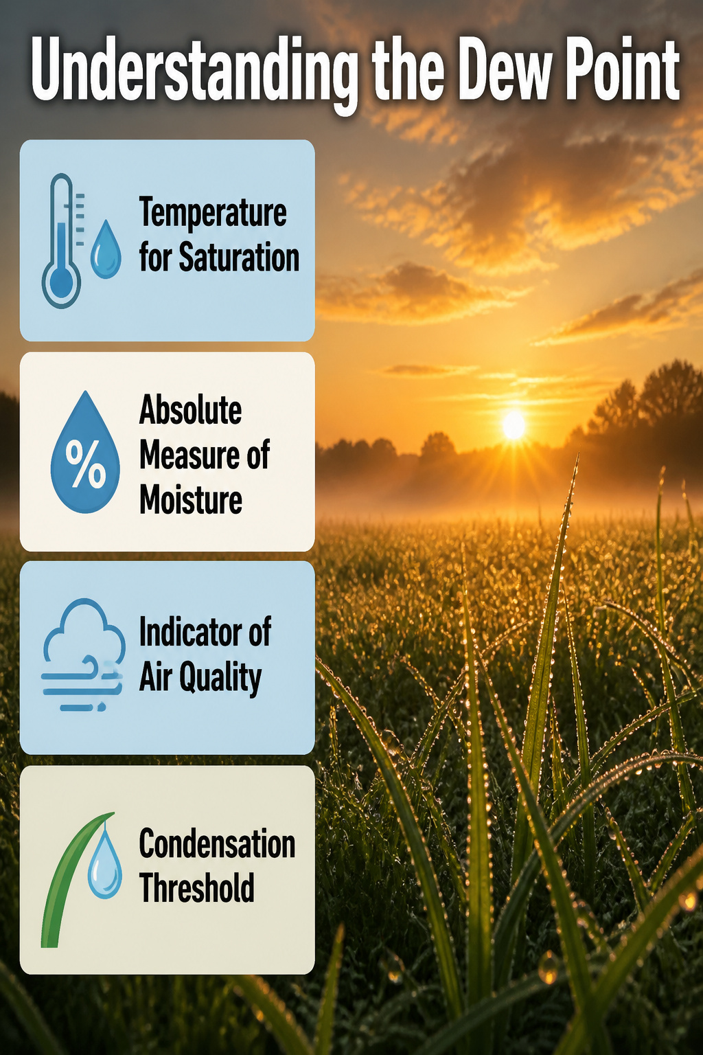 Dew Point: What It Means, Why It Matters, and How It Works 1 Infographic titled 'Understanding the Dew Point' related to survival.