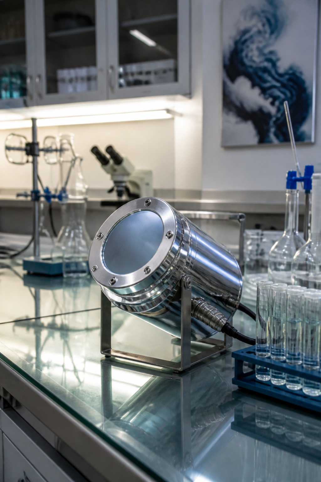 Dew Point: What It Means, Why It Matters, and How It Works 6 A polished metal chilled mirror sensor in an atmospheric research lab.