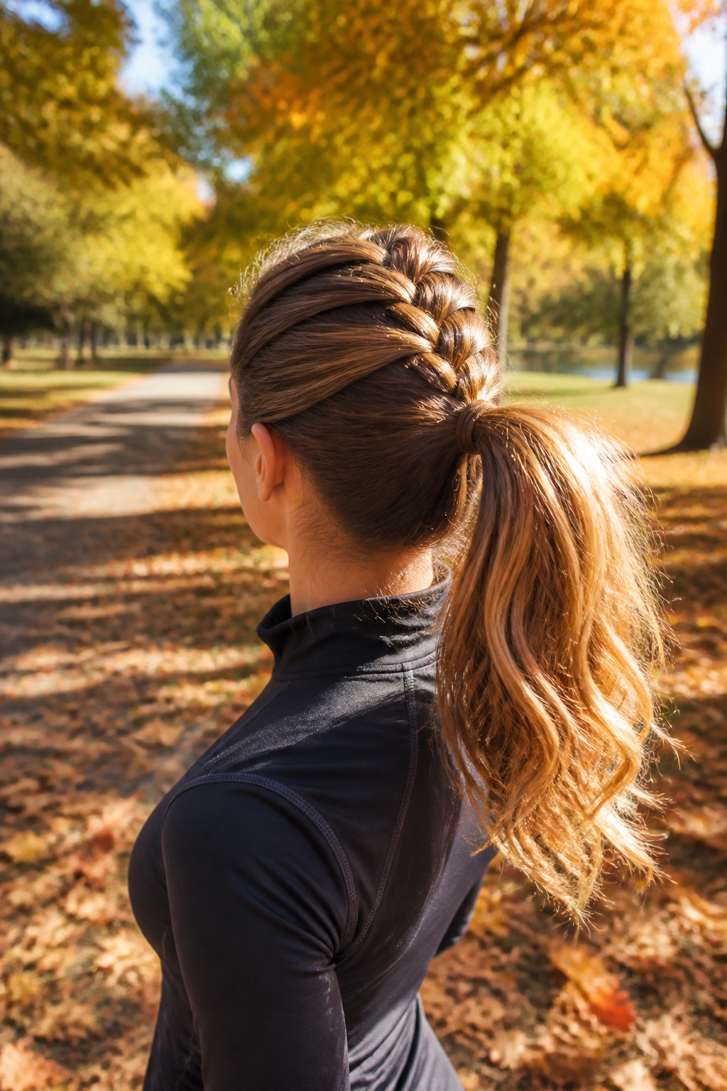 Cute Braided Hairstyles: 22 Styles, Updos and Long Hair Looks for 2026 14 A model with a French braid ponytail styled neatly.