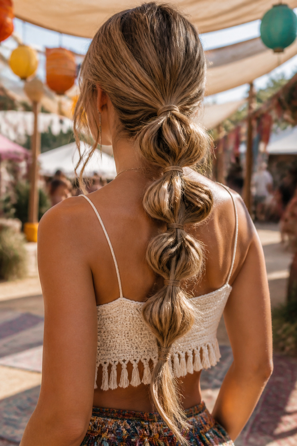 Cute Braided Hairstyles: 22 Styles, Updos and Long Hair Looks for 2026 22 A model with a low ponytail braid styled with uneven loops.