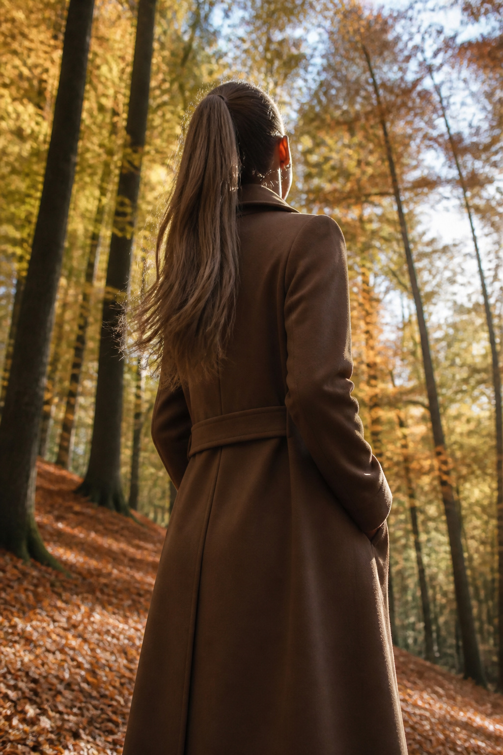 15 Cute Fall Hairstyles and Styles for 2026 10 Woman with a high ponytail styled for autumn.