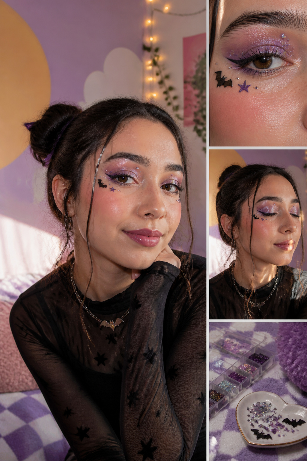 An infographic about adapting makeup to pop culture characters.