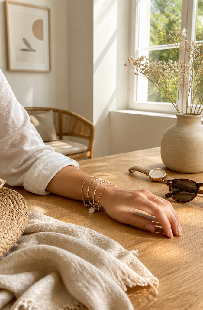 12 Cute Bracelet Ideas for 2026: Styles, Materials & How to Start 15 Simple gold and silver bracelets displayed together on a surface.