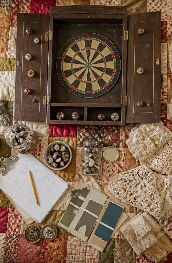 Dart Board Jewellery Holder: DIY Dartboard Cabinet Jewelry Organizer 2026 9 A list of materials needed for making a dartboard jewelry holder.