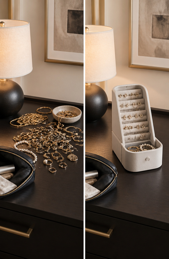 10 Unique Jewelry Stand Picks for 2026: From Stackers to Kate Spade 10 A Zojirushi compact jewelry organizer with stacked compartments.